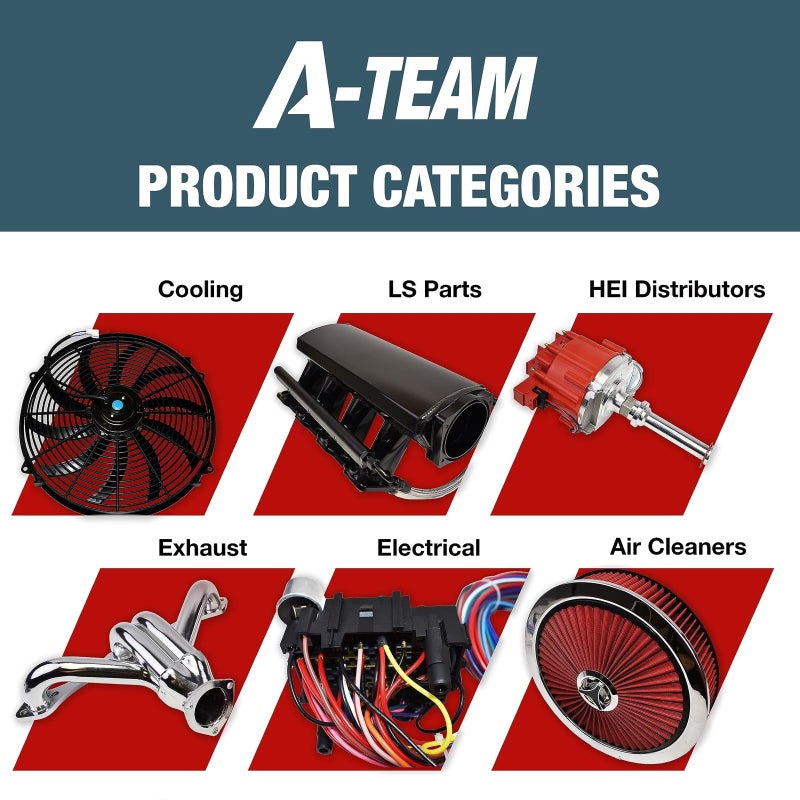 A-Team Performance R2R Complete Distributor - Ready 2 Run Compatible with Chevy SBC BBC 283-454 Series - Automotive Replacement Ignition Parts Two-Wire Installation with Red Cap - Image 5